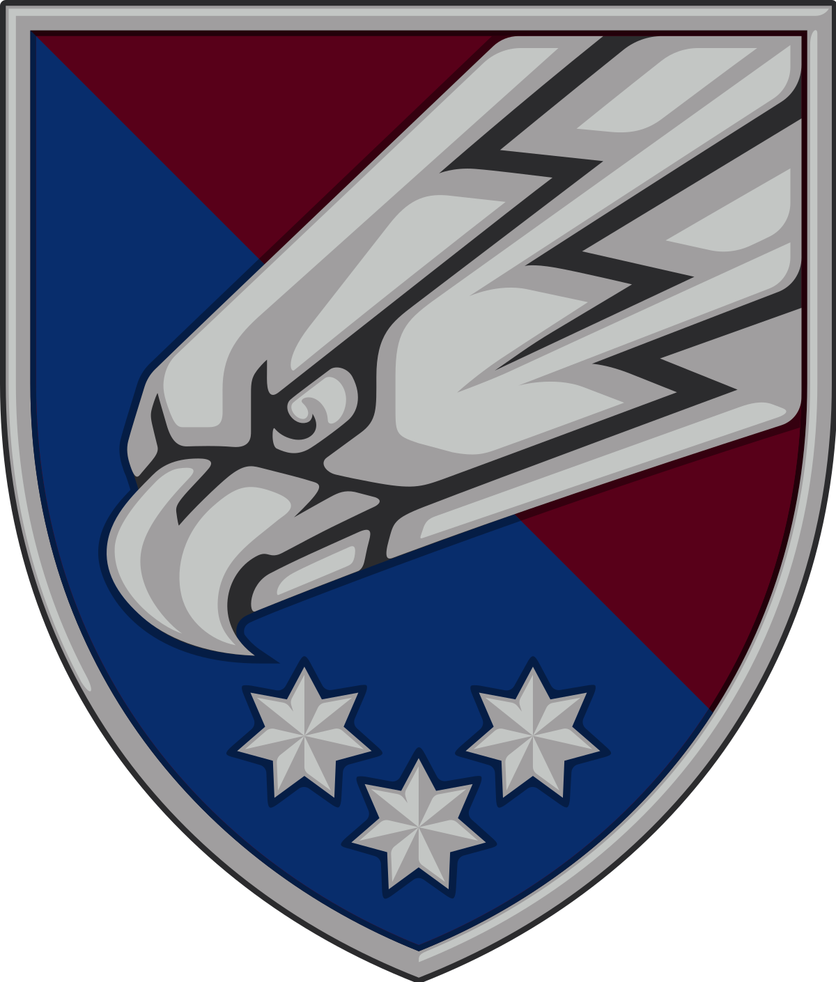 PATCH - 25th Airborne Brigade Ukraine (med velcro bagside)